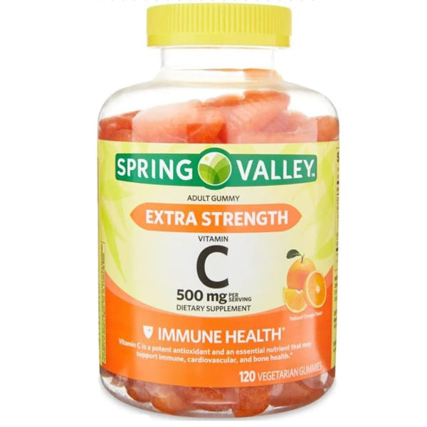 Spring Valley Extra Strength Vitamin C 500mg 120 Gummies