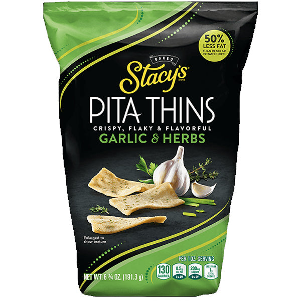 8 x 6.75oz Stacey's Baked Pita Thins