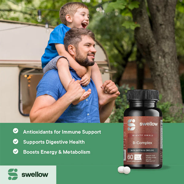 Swellow B-Complex with Biotin & Choline Tablets