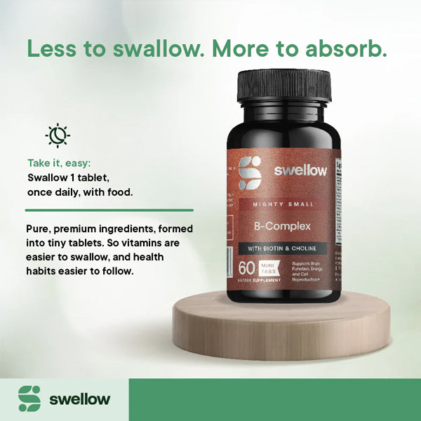 Swellow B-Complex with Biotin & Choline Tablets