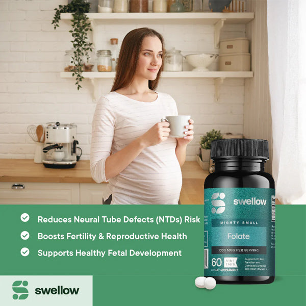 Swellow Folate 1000mcg Tablets