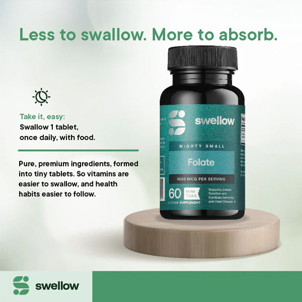 Swellow Folate 1000mcg Tablets