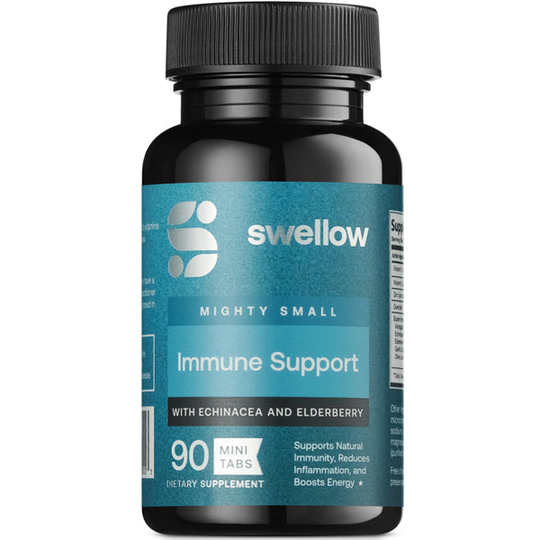 Swellow Immune Support with Echinacea & Elderberry Tablets