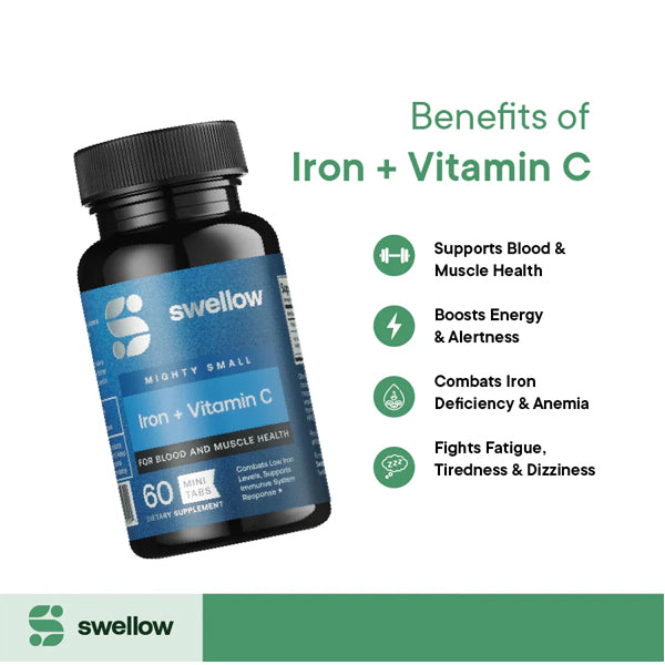 Swellow Iron + Vitamin C Tablets