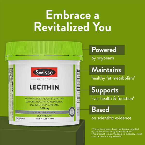 Swisse Lecithin Liver Health Softgels