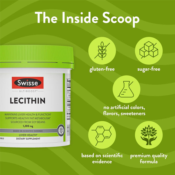 Swisse Lecithin Liver Health Softgels