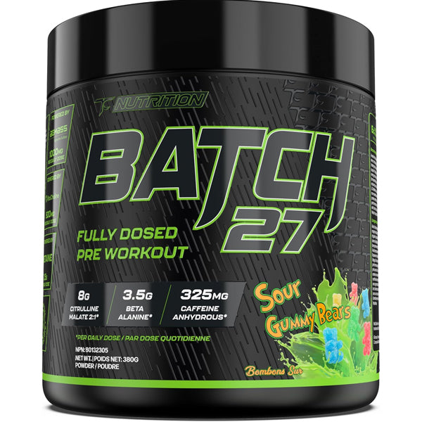 TC Nutrition Batch 27 Pre Workout 40/20 Servings