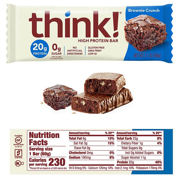 Think! High Protein Bars 15pk