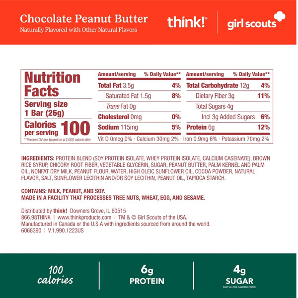 Think! High Protein Mini Snack Bars 15pk