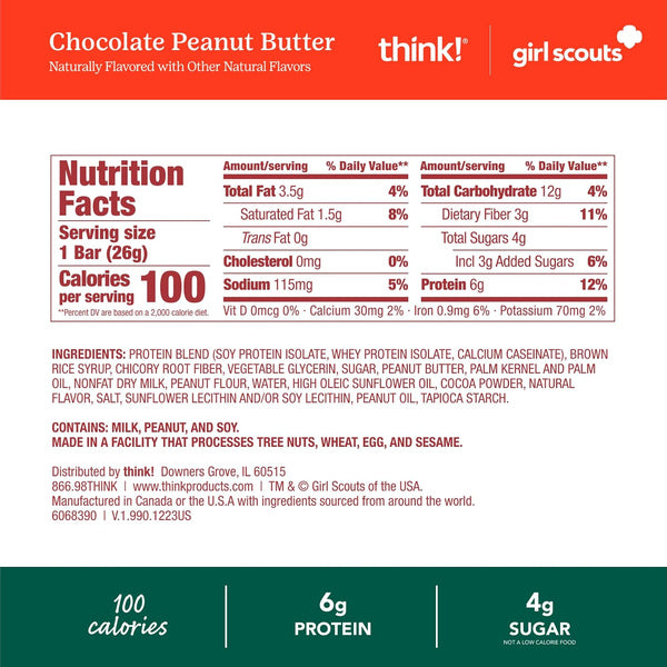 Think! High Protein Mini Snack Bars 8pk
