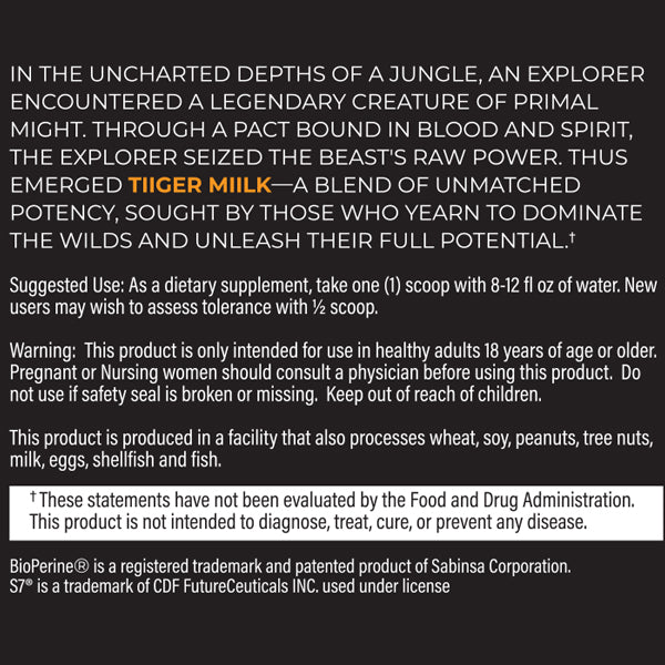 Tiiger Miilk Multivitamin Powder 30 Servings