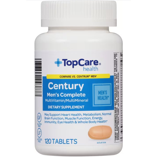 TopCare Century Men's Complete Multivitamin 120 Tablets