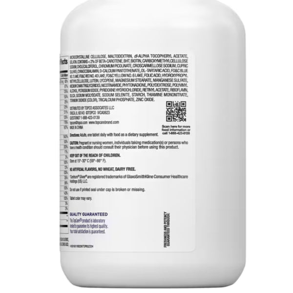 TopCare Iron-Free Century Complete 50+ Multivitamin 400 Tablets