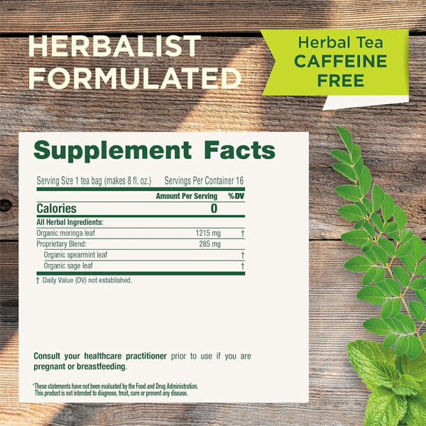 Traditional Medicinals Organic Moringa 16 Tea Bags