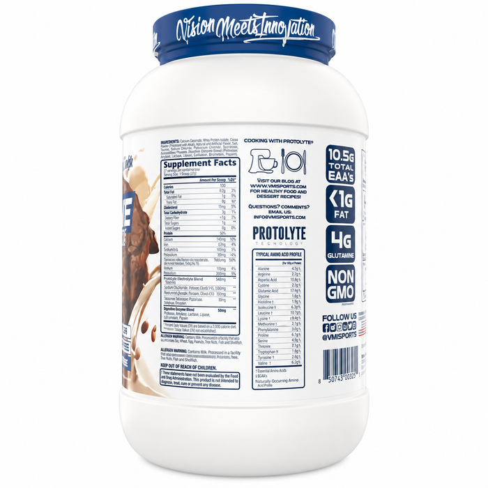 VMI Sports Protolyte 100% Whey Isolate 1.6lbs