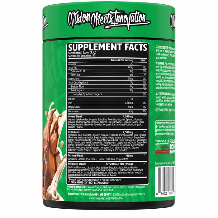 VMI Greens + Reds Advanced Superfood 30 Servings