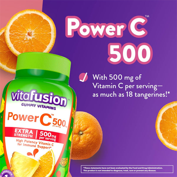 Vitafusion Power C Extra Strength 500mg Gummies