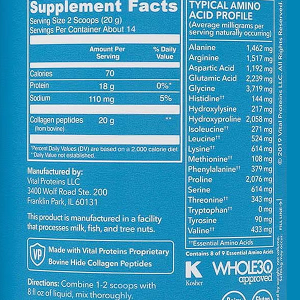 Vital Proteins Collagen Peptides 10oz