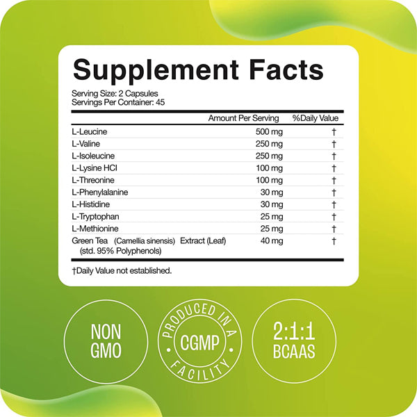 Vytalife 9 Essential Amino Acids Capsules