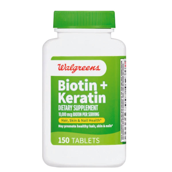 Walgreens Biotin + Keratin Tablets