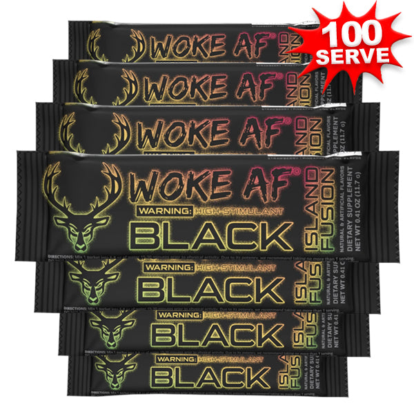 Bucked Up Woke AF Black Singles 100pk