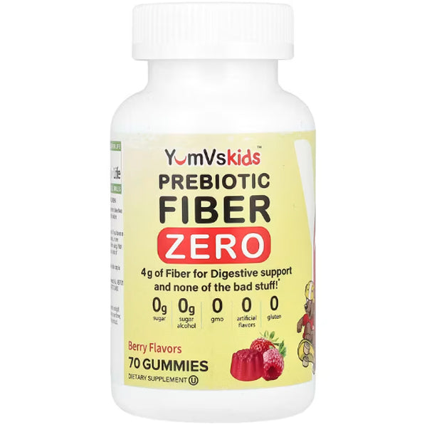 YumVs Kids Prebiotic Fiber Zero 70 Gummies
