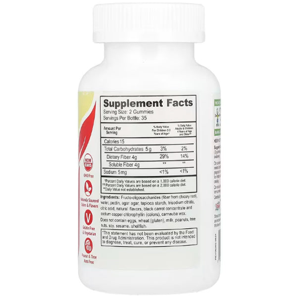 YumVs Kids Prebiotic Fiber Zero 70 Gummies