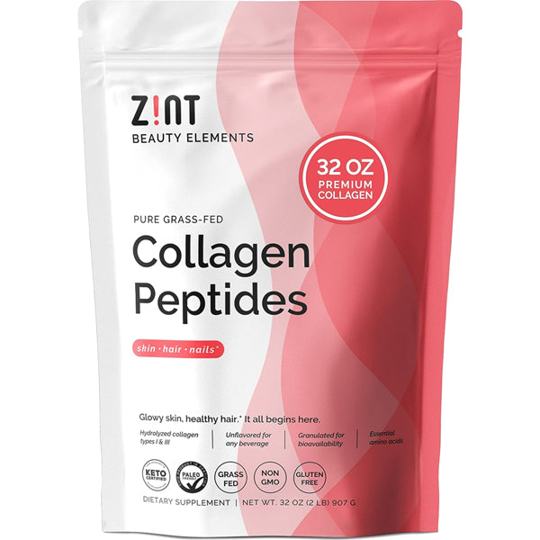 Zint Pure Grass-Fed Collagen Peptides 32oz