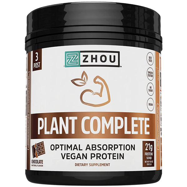 2 x 1.2lbs Zhou Plant Complete Vegan Protein