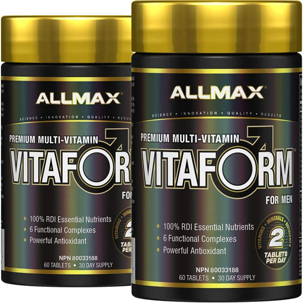 2 x 60 Tablets AllMax Vitaform Men's Multivitamin
