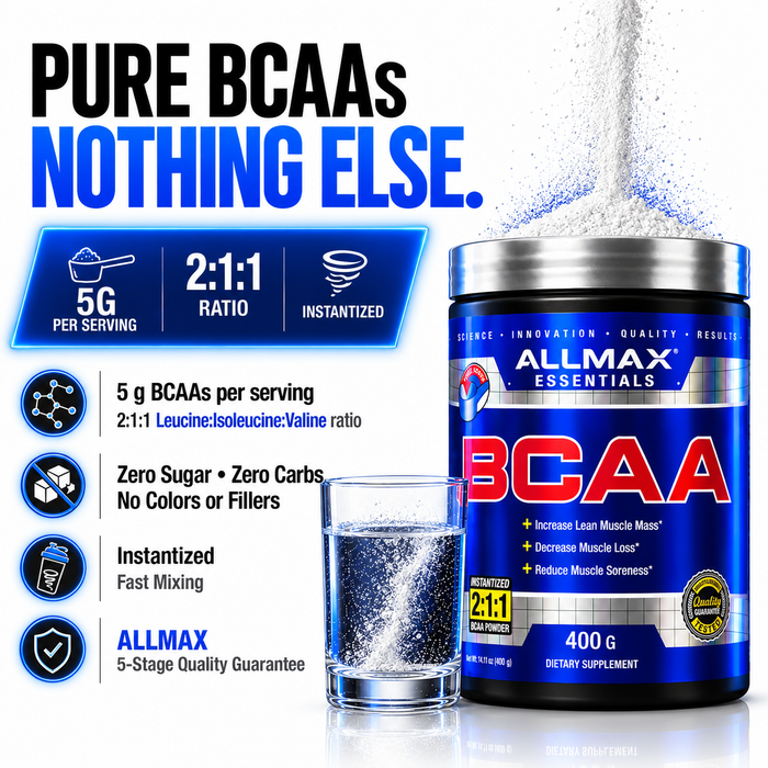 AllMax Essentials BCAA 2:1:1 80 Servings