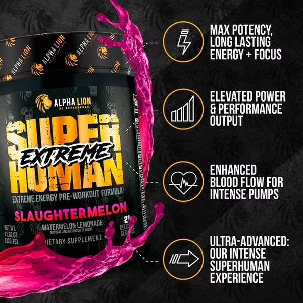 Alpha Lion Superhuman Extreme Pre-Workout 42/21 Servings