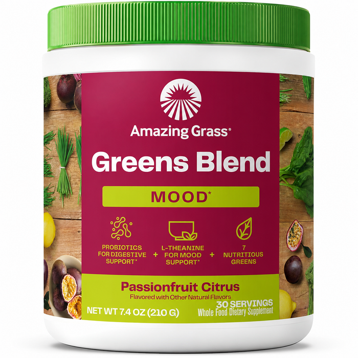 Amazing Grass Greens Blend Mood Singles 30 Servings