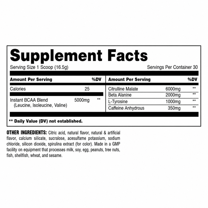 Animal Fury Pre Workout 30 Servings