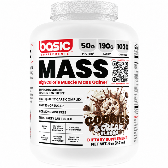 Basic Supplements Muscle Mass Gainer 6lbs
