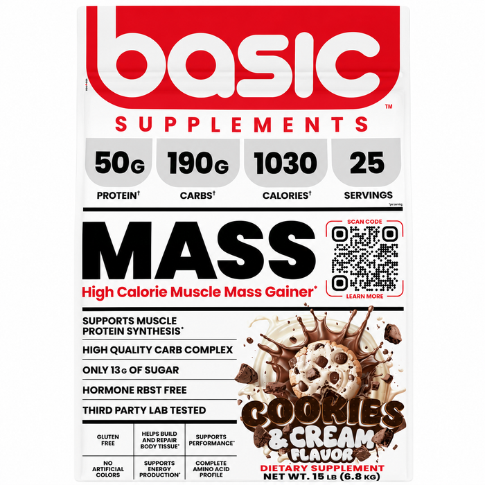Basic Supplements Muscle Mass Gainer 6lbs