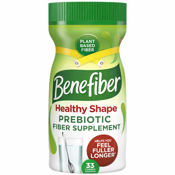 Benefiber Healthy Shape Prebiotic Fiber Supplement Powder 33 Servings