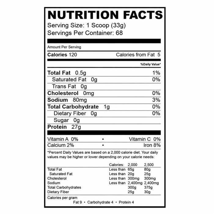 BioHealth Pasture Fed Precision ISO Whey 5lbs