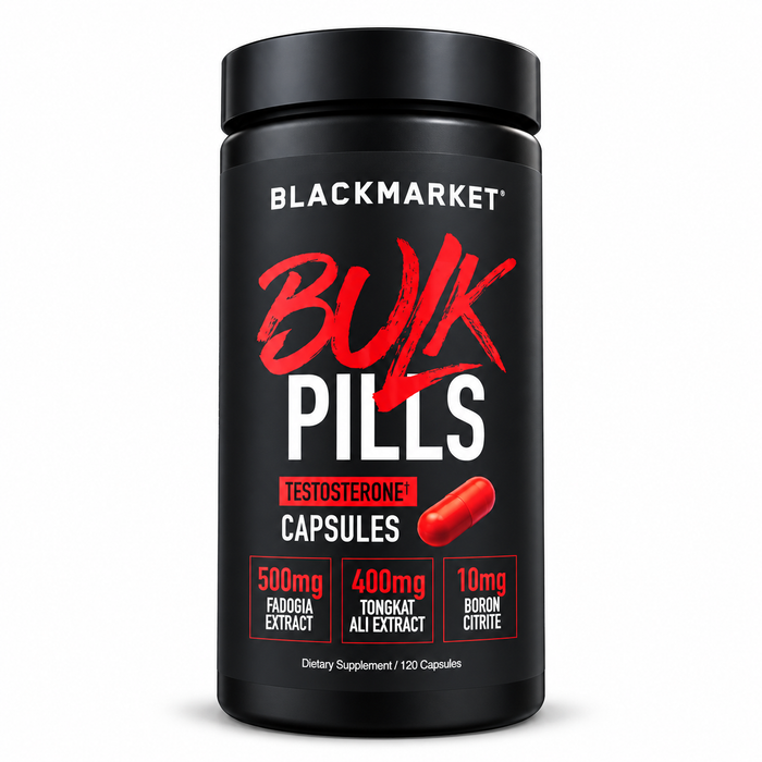 Blackmarket Labs BULK Test Support Pills 120 Capsules