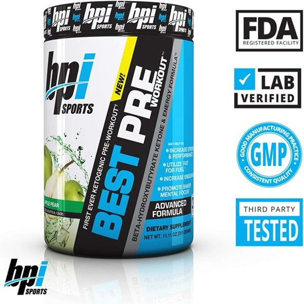 BPI Sports Keto Best Pre Workout 30 Servings