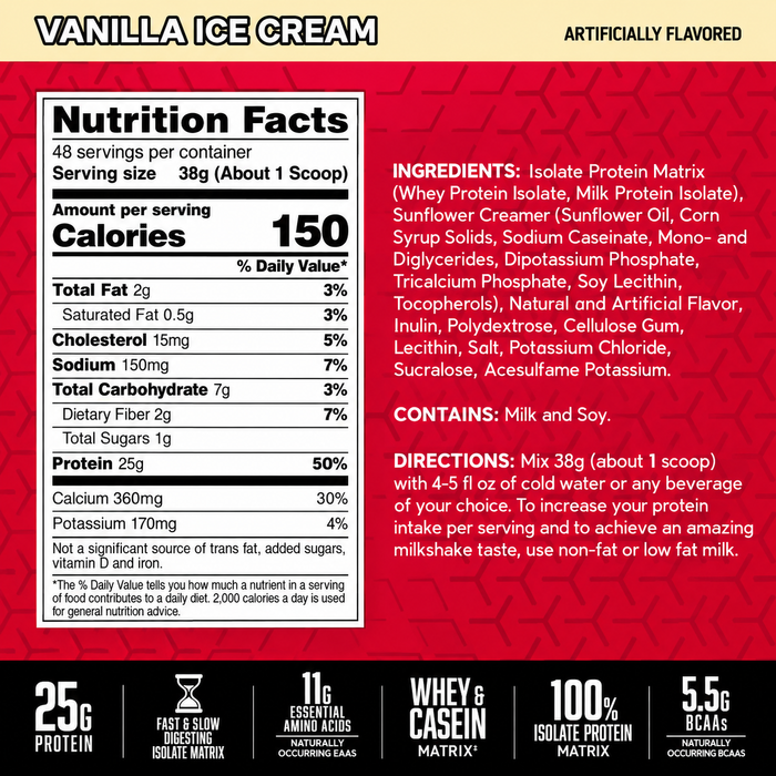 BSN Syntha-6 ISOLATE Protein 48 Servings
