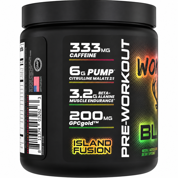 Bucked Up Woke AF Black 30 Servings