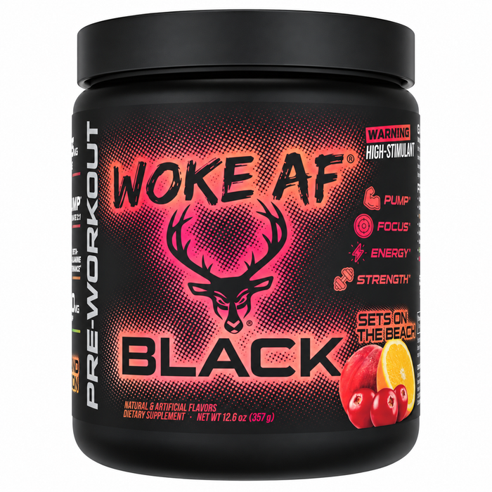 Bucked Up Woke AF Black 30 Servings