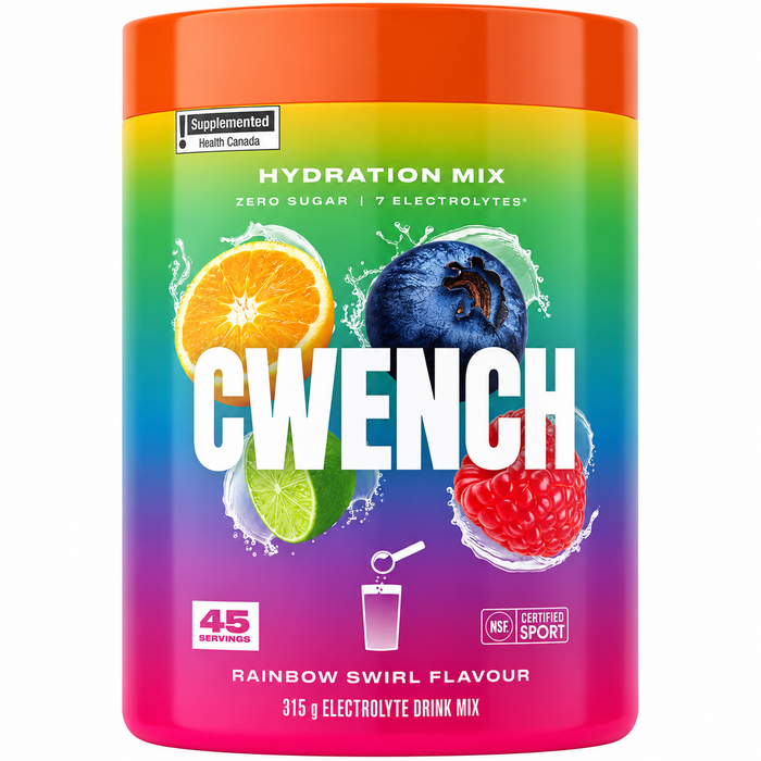 Cwench Hydration Electrolytes & BCAA Drink Mix 45 Servings