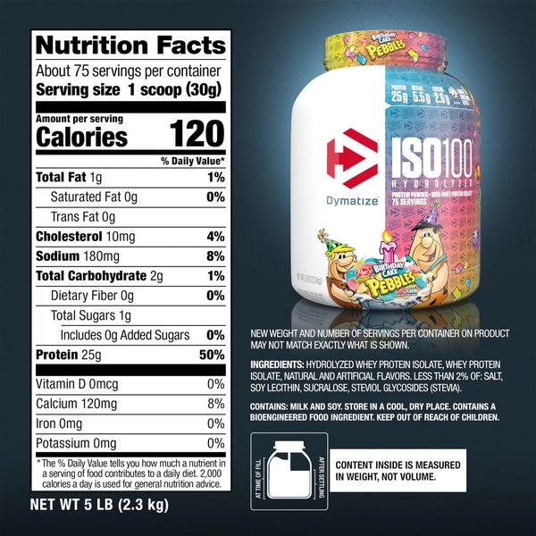 Dymatize ISO100 Hydrolyzed Whey 5lbs