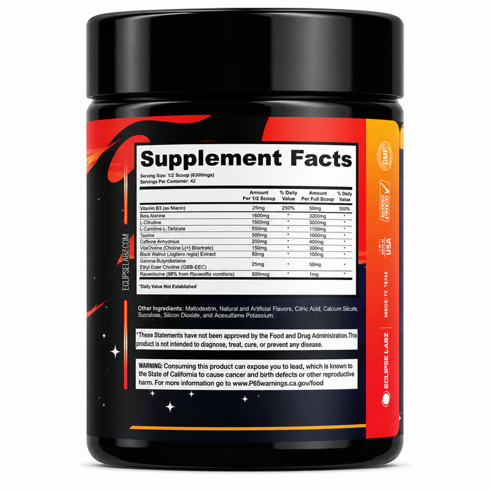 Eclipse Labz Nibiru The Destroyer Pre Workout 42/21 Servings