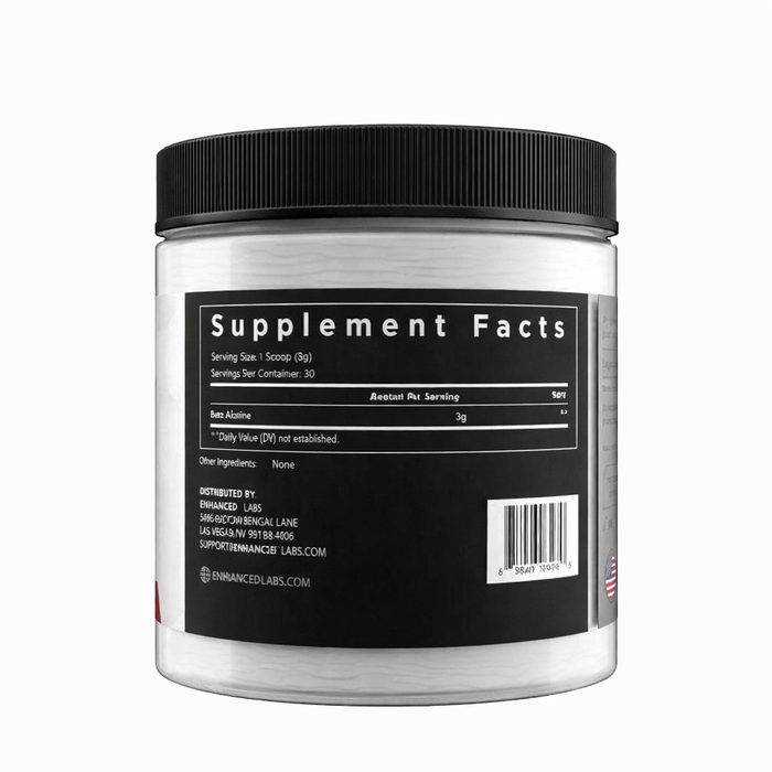 Enhanced Labs Beta Alanine 60 Servings