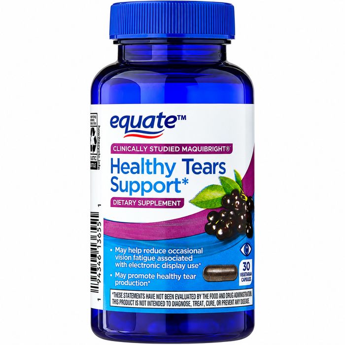 Equate Healthy Tears Support 30 Capsules