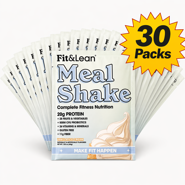 Fit&Lean Meal Shake Complete Nutrition Singles 30 Pack