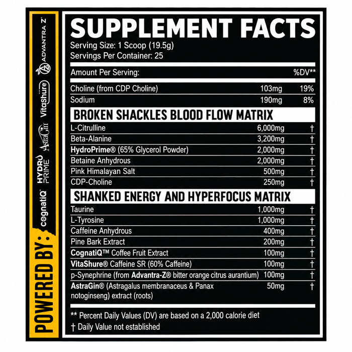 Fresh X Condemned Fresh Out Pre Workout 25 Servings